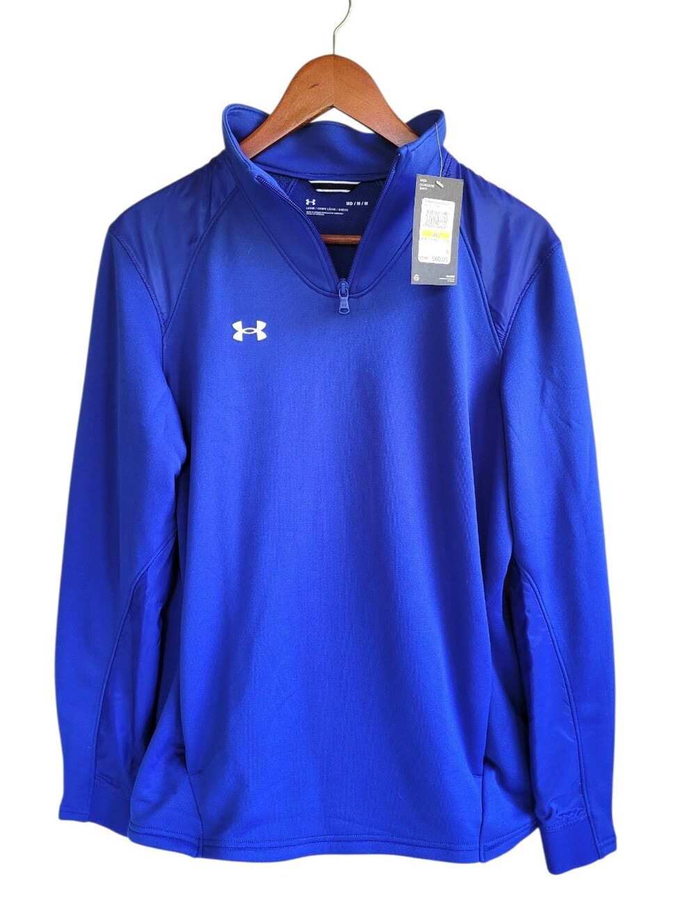 NWT Under Armour Command Quarter-Zip Pullover Womens Medium